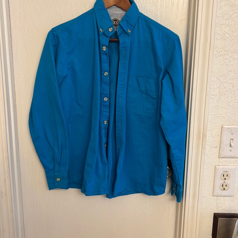 Rod’s brand boys shirt dark turquoise